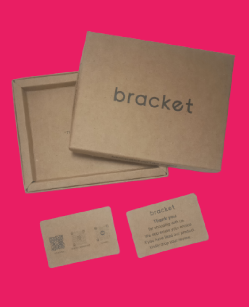Brown virgin kraft paper Printed Wallet Boxes