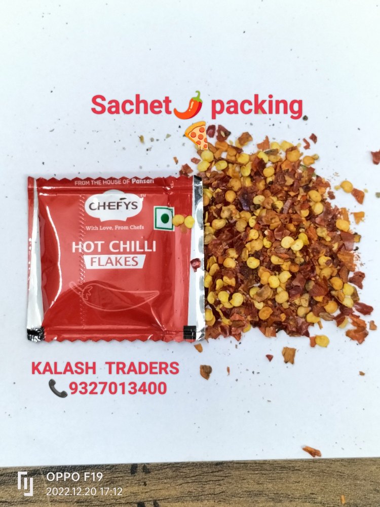 Chili Flake Pizza Chilli flakes sachet packing, For Food Processing