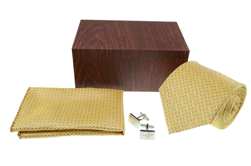Rosewood Tie Cufflink Hanky Box, For Personal Care And Packing