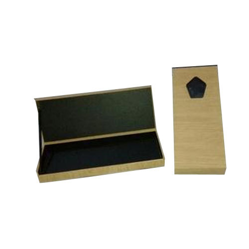Plain Rectangular Wooden Tie Box