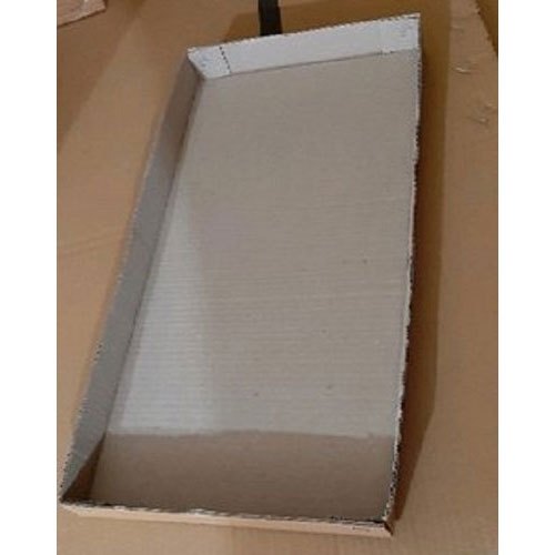 Brown Plain Corrugated Tray, Capacity: 15 X 7 Inch