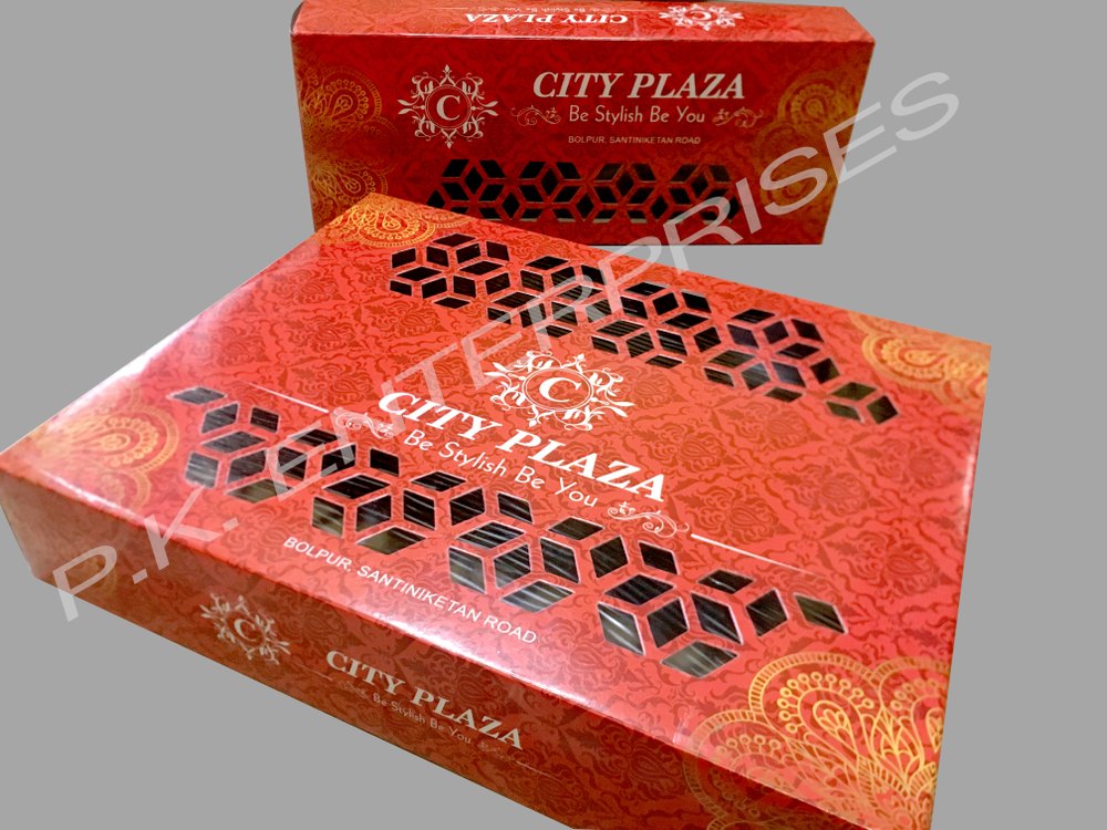 Plain Saree Packaging Box