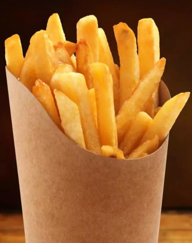 Plain Paper French Fries Box, For Packaging