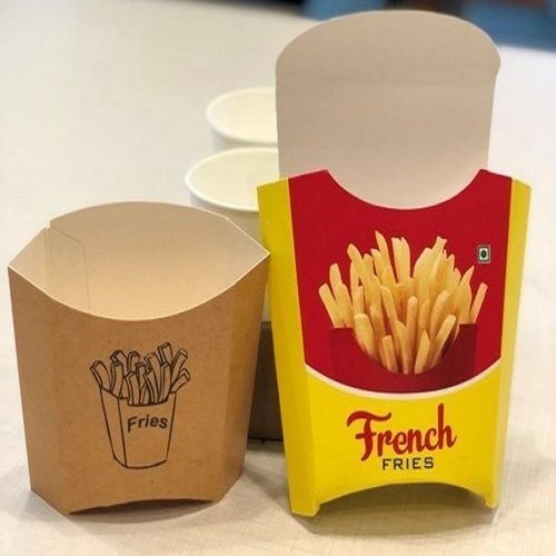 Kraft Paper French Fries Box, For Food