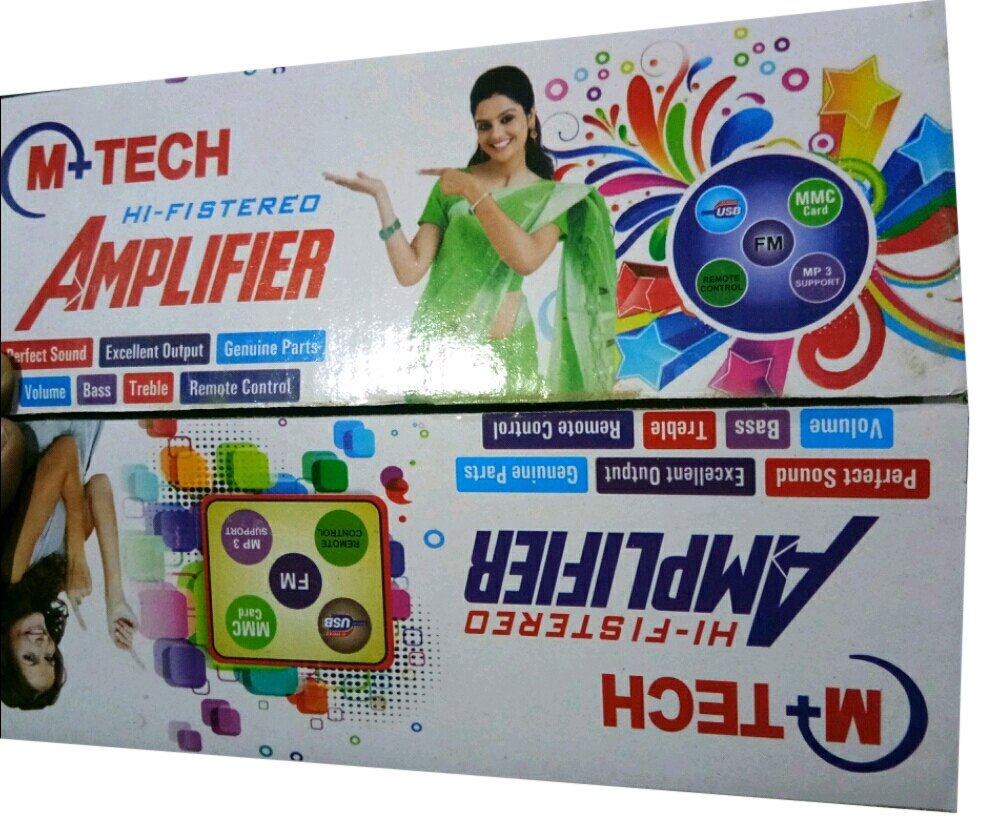 Amplifier Packaging Box, Size: 10x4x3.5 Inch