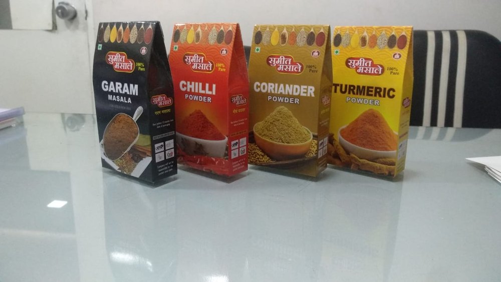 Offset Duplex Paper Box For Spices, For Food Industry, Box Capacity: 1-5 Kg