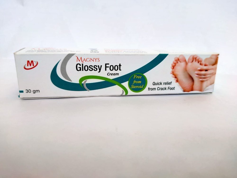 Rectangular Custom Printed Foot Cream Packaging Box