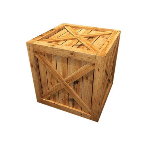 Square Polished Wooden Storage Box