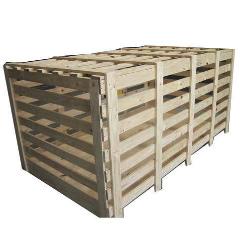 For Packaging Brown Wooden Crate Box