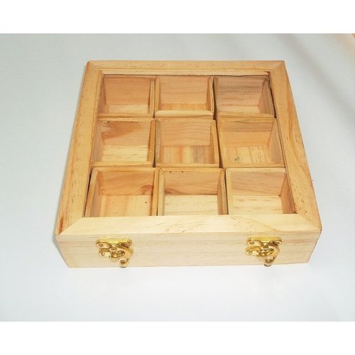 Wooden Pine Spices Box, 5-15 mm
