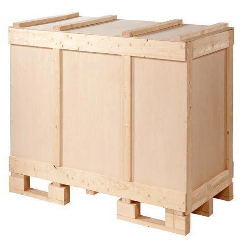 Edible & Non-Edible Rectangle Plywood Packaging Box, Box Capacity: 201-400 Kg