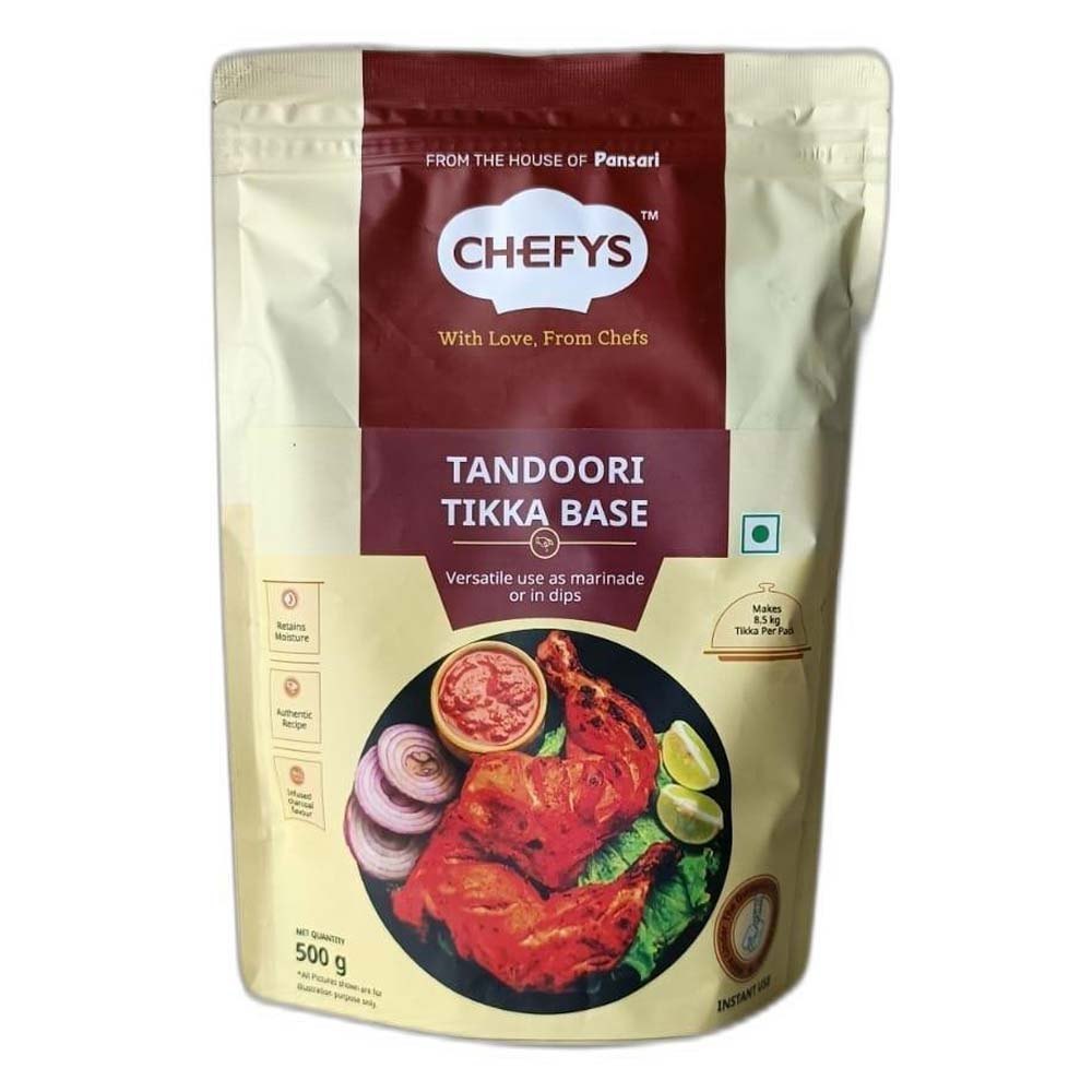 Flavoring Agent Chefys Tandoori Tikka Base Sprinkler, Packaging Size: 500GMS