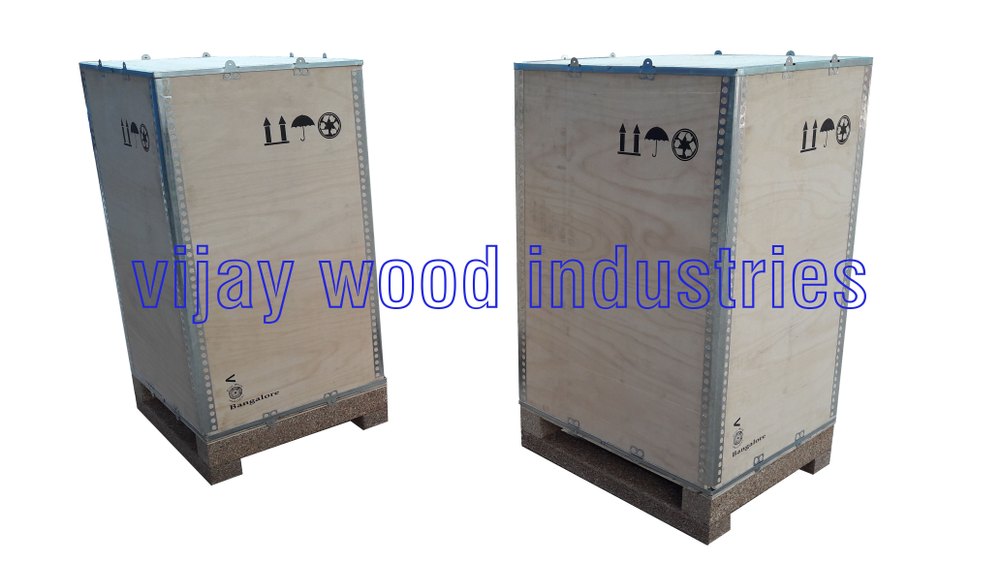 Plywood Nailless Packaging Box, Weight Holding Capacity(Kg): >1000 Kg