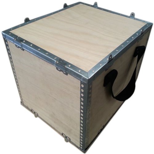 Rectangle Plywood Nailless Wooden Box, For Packaging
