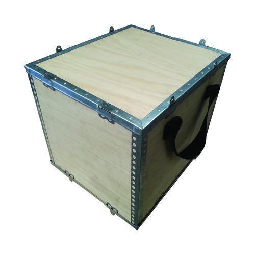 Plywood Nailless Wooden Pallet Box, Size(LXWXH)(Inches): 1200x1000x1000, Weight Holding Capacity(Kg): <70 Kg