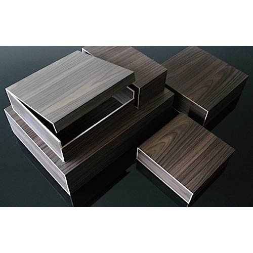 Dark Brown Wooden Packing Box