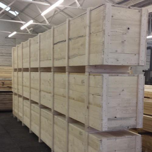 Wooden Container for Warehouses