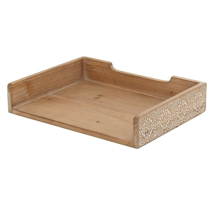 Wooden Tray Set