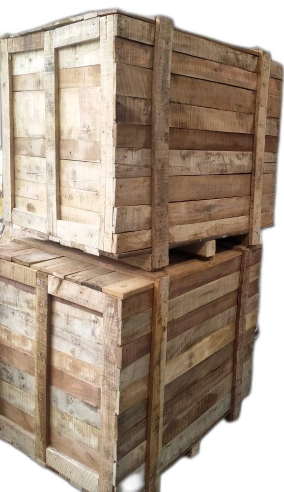 Rubber Wood Packing Box