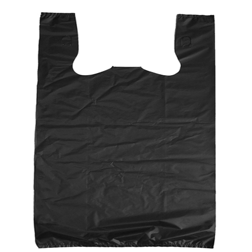 Plain 1 Kg Black Polythene Bag, Thickness: 50 Micron
