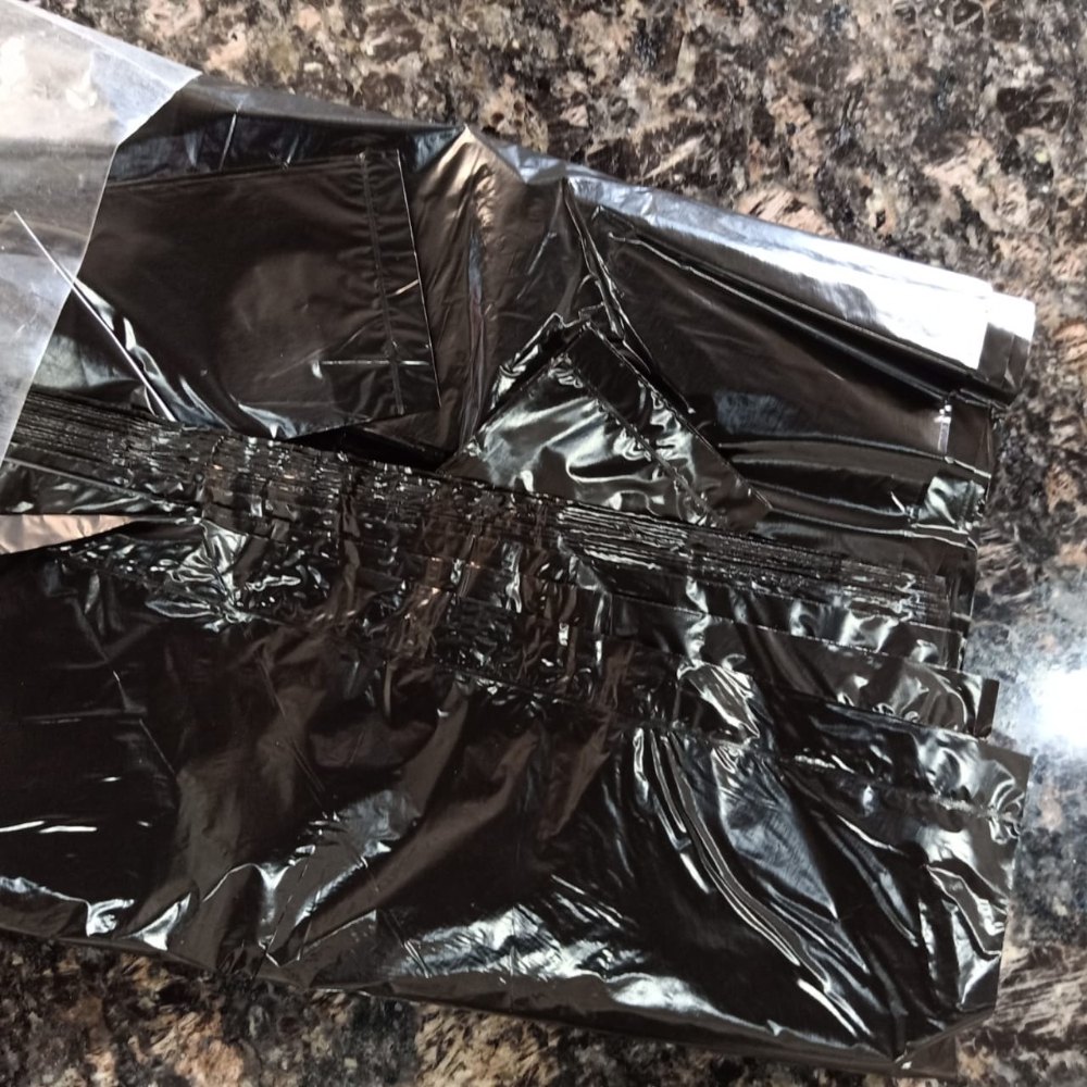 Plain Black Polypropylene Carry Bag, Capacity: 10 Kg, for Garbage