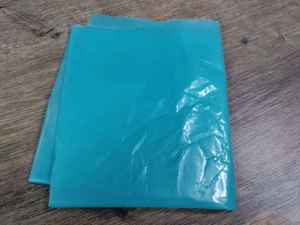 Blue Plain 60 Micron LLDPE Bag, Holding Capacity: 5 Kg