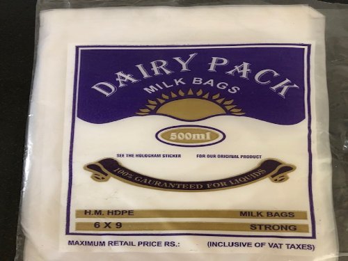 Transparent Plain Dairy Pack Milk Bags (HM)