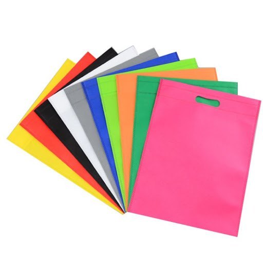 Handle Type: D Cut Plain Non Woven Bags, For Grocery