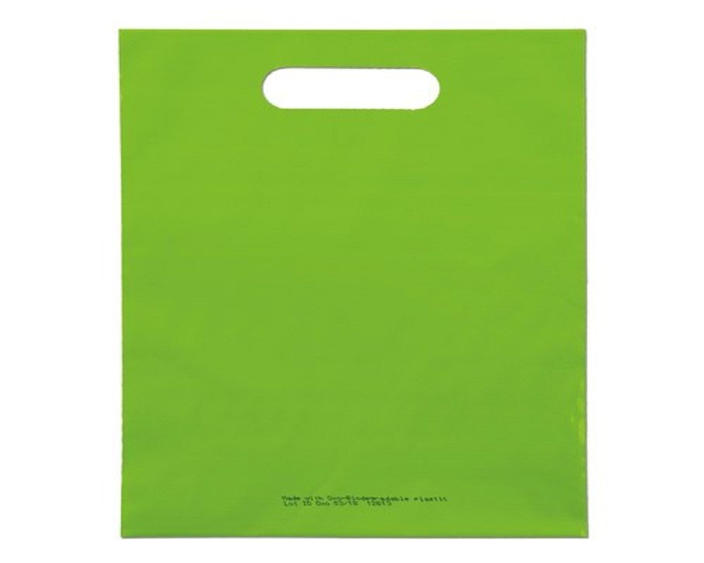 Corn Starch Handled D Cut Plain Carry Bags, For Shopping, 3 Kg