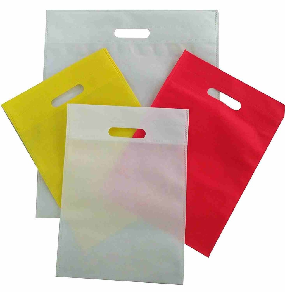 Plain D Cut Non Woven Bag, For Shopping
