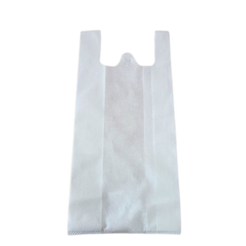 Plain White W Cut Non Woven Bag, For Grocery
