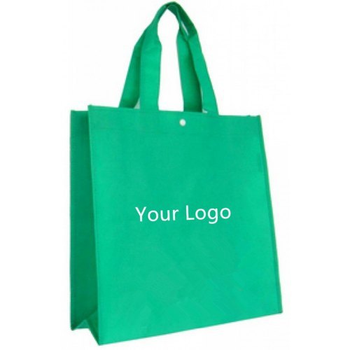 Green Non Woven Printed Bag, For Shopping, Capacity: 1-5 Kg