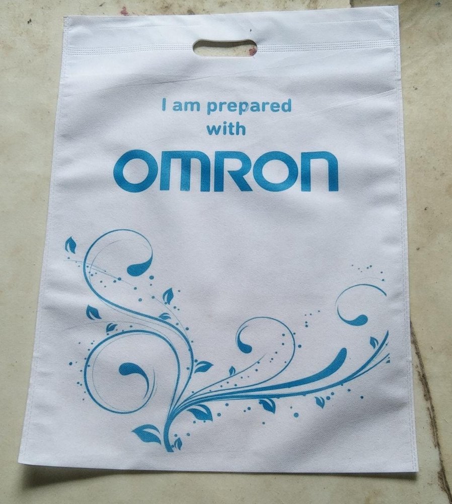 Handle Type: D Cut Offset Printed Non Woven Carry Bags, For Grocery