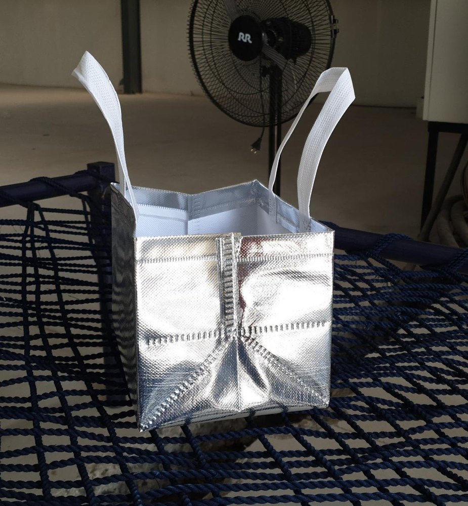 Handle Type: Loop Handle Printed Metallic Laminated Non Woven Bag, For Promotional