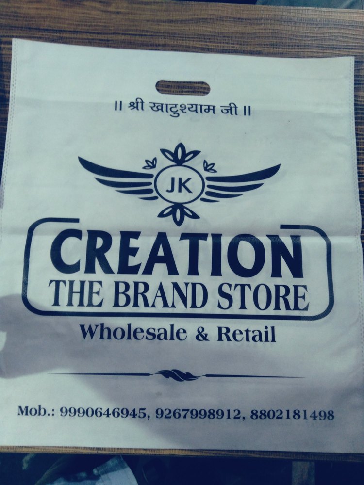 Printed D Cut Non Woven Bag For Shopping