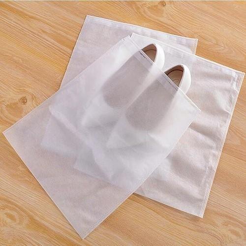 White Non Woven Shoe Bag, Size: Standard