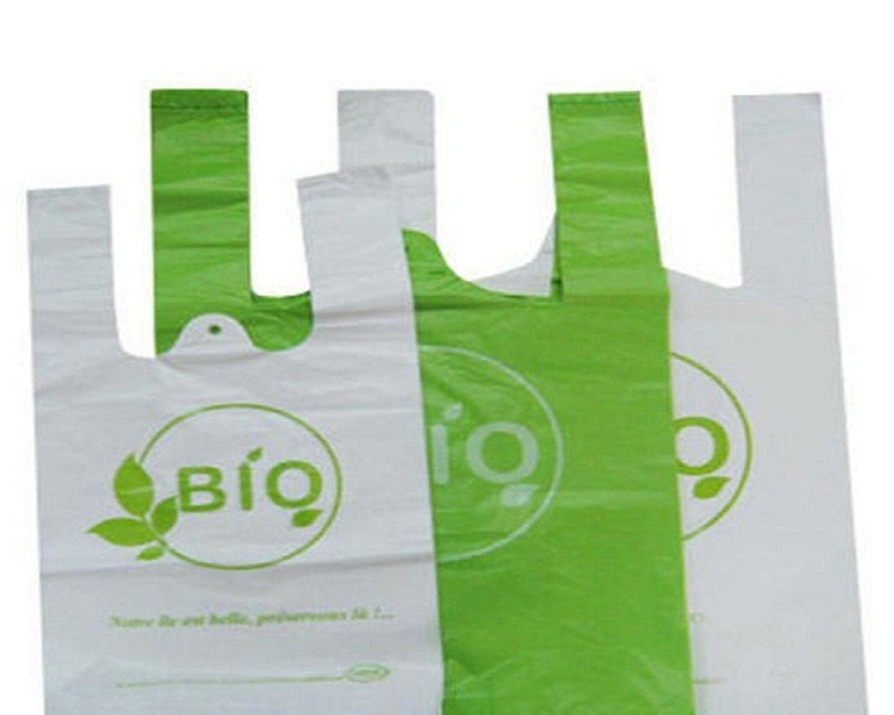 Grocery Bag W Cut Bio Printed Carry Bags, Capacity: 1 Kg