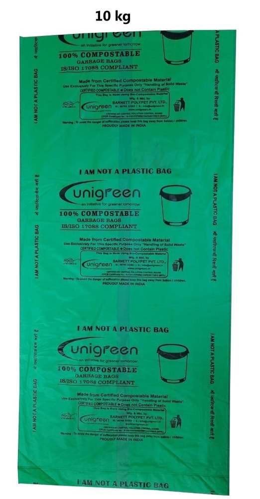 Unigreen Green Biodegradable Garbage Bags, 32*42 (inch)