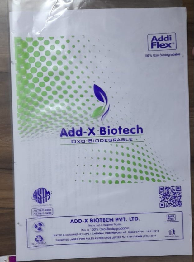 Plain Oxo Biodegradable Plastic Bags, Size: Large