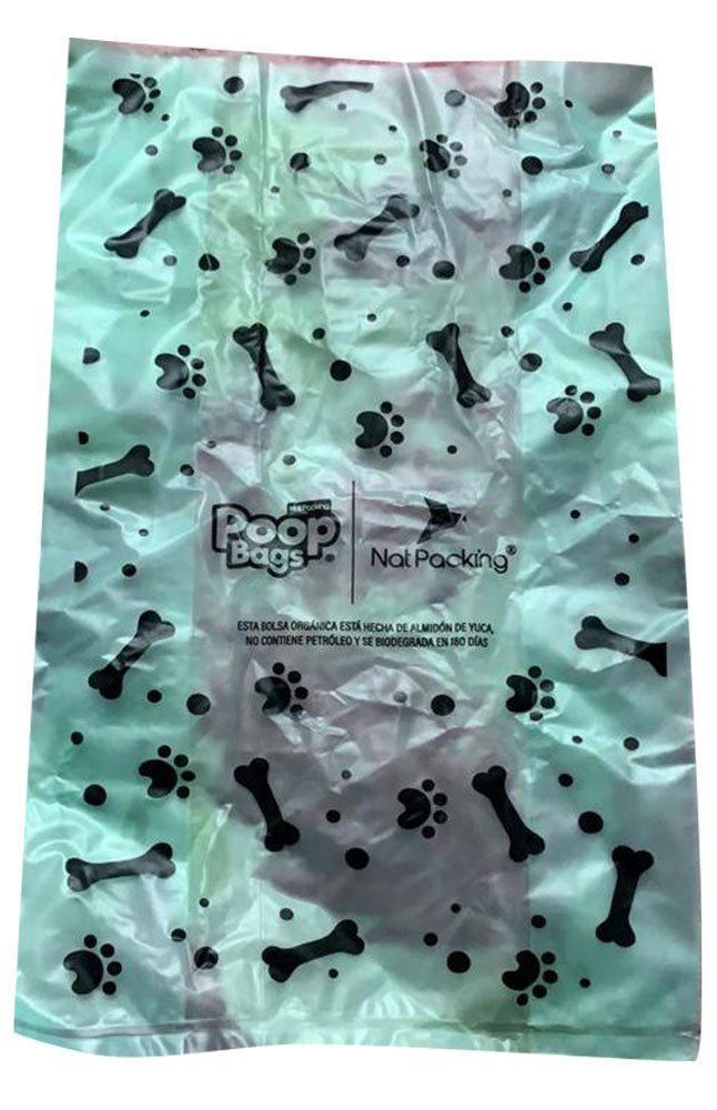 Printed Compostable Poop Bags, Holding Capacity: 2kg, 30 Micron