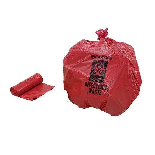 Plastic Biomedical Waste Collection Garbage Bag, Capacity: 500gm To 10kg