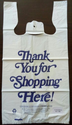 W Cut Printed Biodegradable Carry Bags, For Shopping, Capacity: 5 Kg