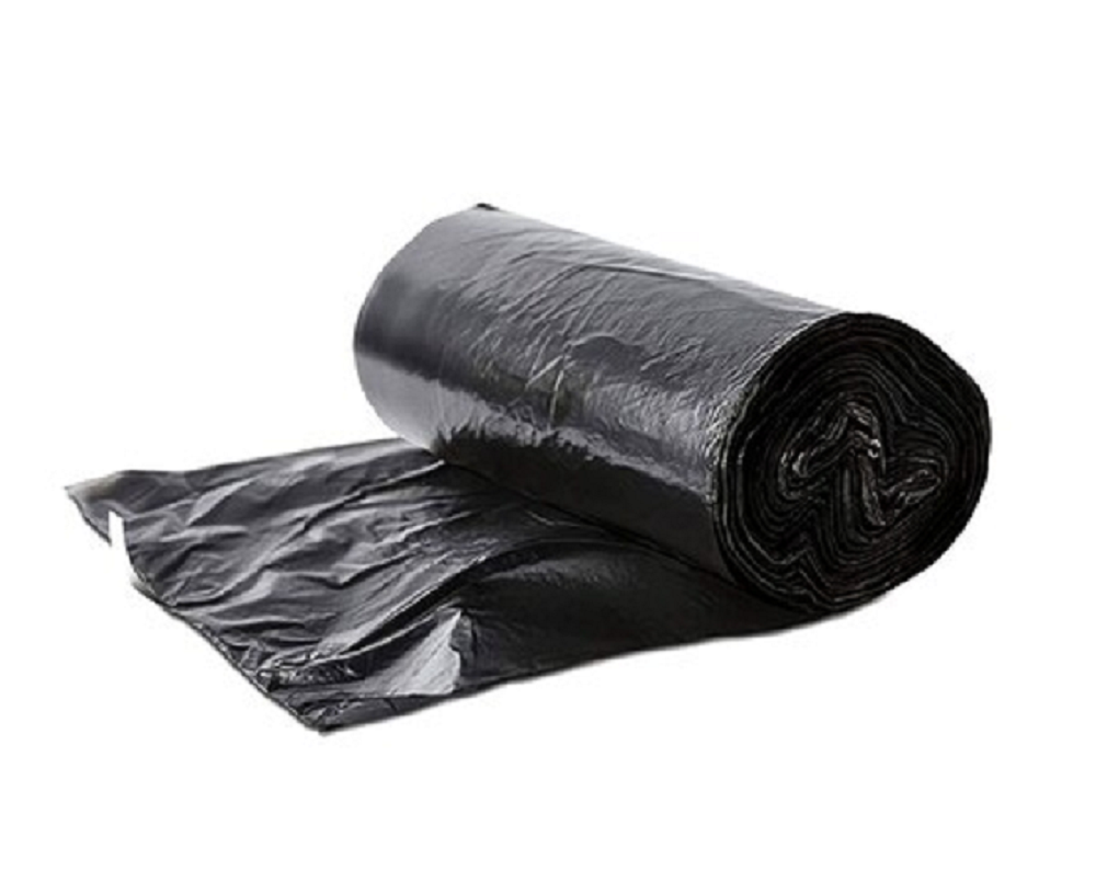 Black Without Handle Biodegradable Plastic Bag