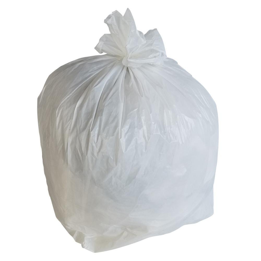 5 Kg White Plain Compostable Plastic Bag, For Grocery