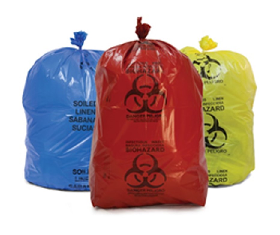 PP Printed Biohazard Garbage Bags, Size/Dimension: 30 x 50 mm