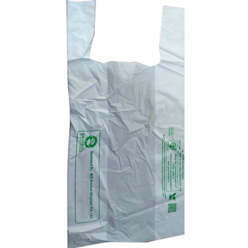 U Cut Corn Starch Biodegradable Carry Bags, Capacity: 8kg