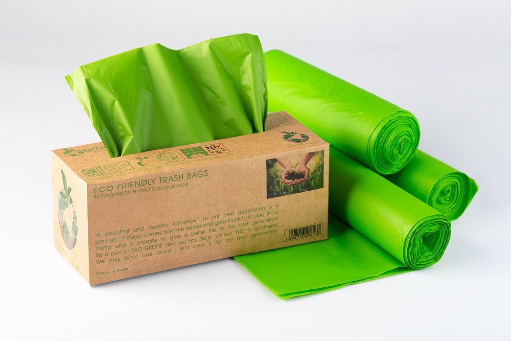 NaturTrust Purple Compostable Multi Colored Garbage Bags