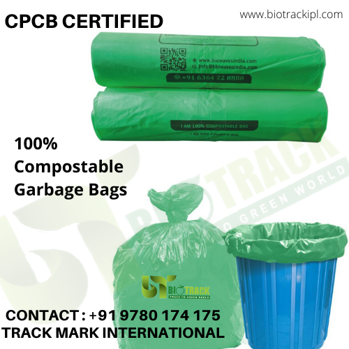 Compostable Garbage Bag ISO 17088 Certified, Capacity: 5-100 KG