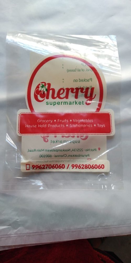 Low density Transparent LD Printed Packaging bag, Capacity: 50g to 10kg