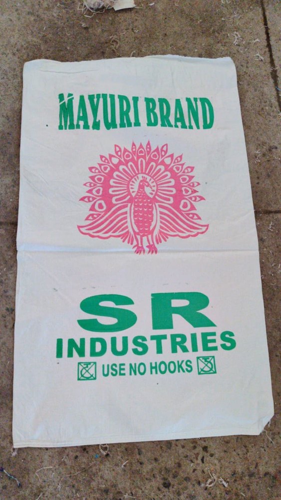 White, Green and Pink Printed HDPE Laminated Bag, For Packaging & Shipping